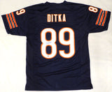 Chicago Bears Mike Ditka Autographed Blue Jersey (Mark) Beckett BAS QR #BK82173