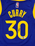 Stephen Curry Warriors Signed 75th Anniversary Authentic Icon Nike Jersey BAS
