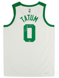 JAYSON TATUM Autographed Boston Celtics Year 0 Nike White Jersey FANATICS