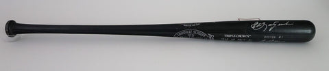 Ted Williams and Carl Yastrzemski Autographed Triple Crown Baseball Bat