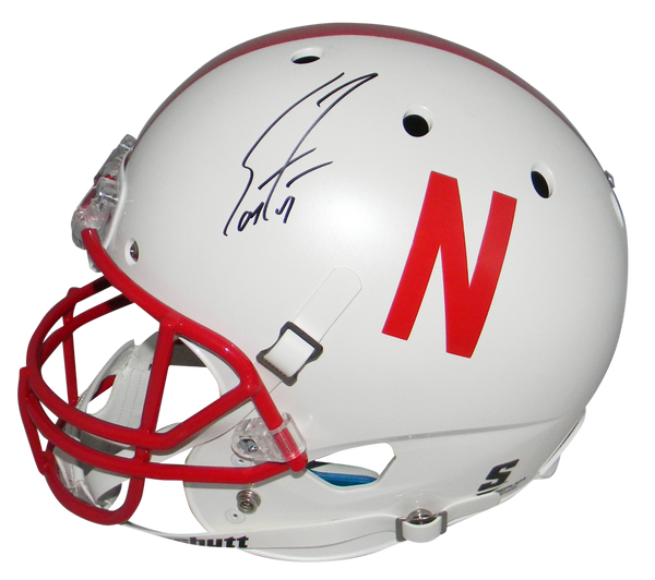 SCOTT FROST SIGNED AUTOGRAPHED NEBRASKA CORNHUSKERS FULL SIZE HELMET BECKETT