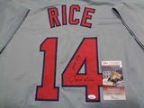 Jim Rice Signed Boston Red Sox Jersey Inscribed HOF 09 (JSA COA) 1978 A.L. MVP