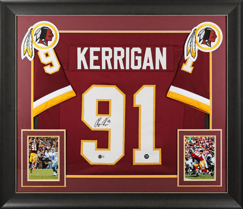 Ryan Kerrigan Authentic Signed Maroon Pro Style Framed Jersey BAS Witnessed