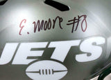 Elijah Moore Autographed NY Jets F/S Flash Speed Helmet-Beckett W Holo *Black