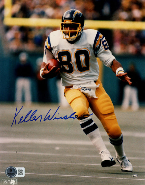 Kellen Winslow Signed San Diego Chargers 8x10 Photo Beckett 45728