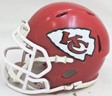 SKYY MOORE AUTOGRAPHED CHIEFS RED SPEED MINI HELMET BECKETT WITNESS 220533