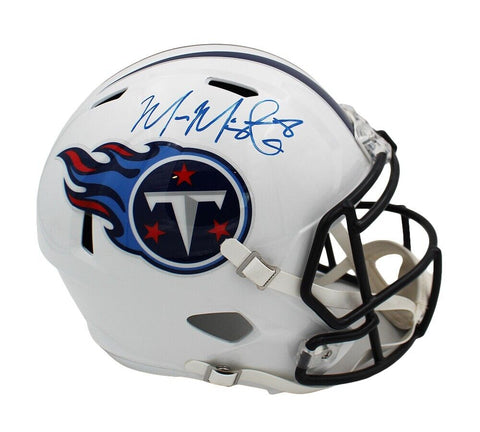 Marcus Mariota Signed Tennessee Titans Speed Full Size White NFL Helmet