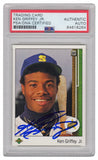 Ken Griffey Jr autographed Mariners 1989 UD Rookie Card #1 (PSA Encapsulated)