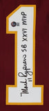 Mark Rypien Signed Washington Redskins Jersey Inscribed "SB XXVI MVP" (Beckett)