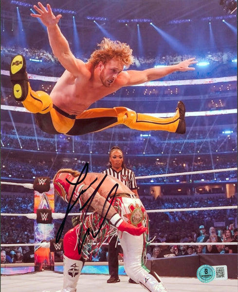 Logan Paul WWE Authentic Signed 8x10 Photo Autographed BAS #BP50698