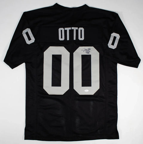 Jim Otto Signed Oakland Raiders Football Jersey Inscribed "HOF 1980" (JSA COA)