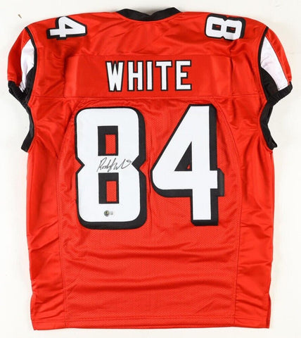 Roddy White Signed Falcons Pro Cut Jersey (Beckett) Atlanta's 4xPro Bowl W.R.