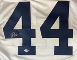 Tyler Warren Penn State Signed White Football Jersey JSA