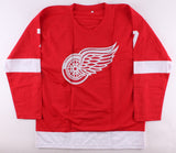 Norm Ullman Signed Detroit Red Wings Jersey Inscribed "HOF 82" (Beckett COA)