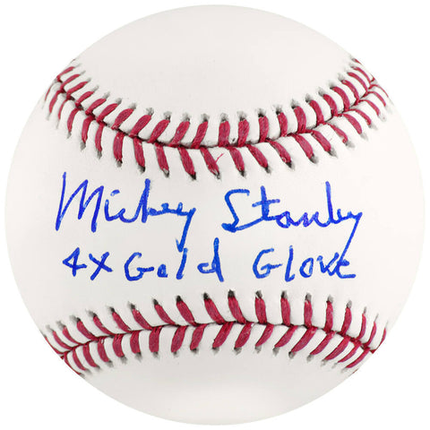 Mickey Stanley Signed Rawlings Official MLB Baseball w/4x Gold Glove - (SS COA)