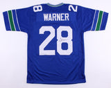 Curt Warner Signed Seahawks Jersey (JSA) Seattle Running Back (1983-1989)