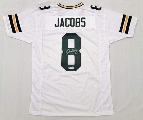 Josh Jacobs Signed Green Bay Packers White Pro Style Jersey Beckett Witnessed