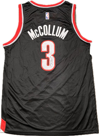 CJ McCollum signed jersey PSA/DNA Portland Trail Blazers Autographed