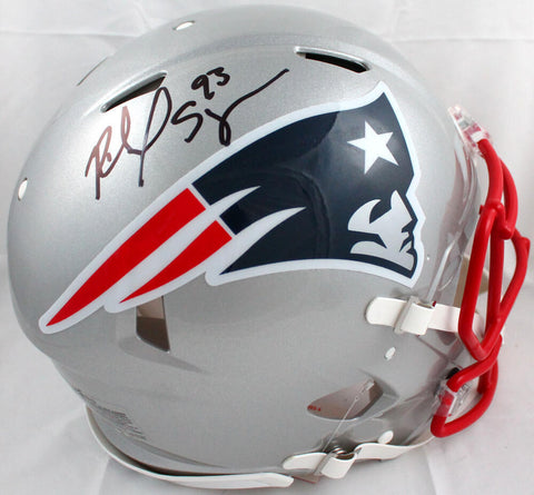 Richard Seymour Signed Patriots F/S Speed Authentic Helmet-Beckett W Hologram