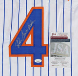 Ron Swoboda Signed New York Mets Pinstriped Jersey (JSA COA) 1969 Met/ The Catch