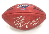 Peyton Manning Signed Broncos Colts NFL 100 Football W/ NFL 100 Team Fanatics