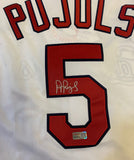 Albert Pujols Autographed St Louis Cardinals Majestic Baseball Jersey TRISTAR