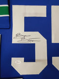 FRAMED SEATTLE SEAHAWKS BRIAN BOSWORTH AUTOGRAPHED SIGNED JERSEY JSA COA