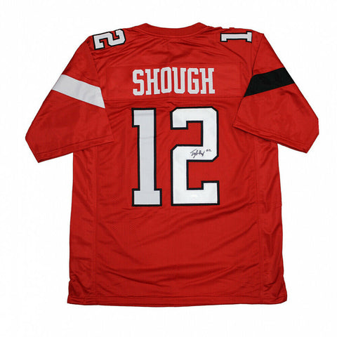 Tyler Shough Signed Texas Tech Red Raiders Jersey (JSA COA) Junior Quarterback