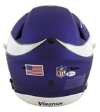 Vikings Adrian Peterson "All Day" Signed Speed Flex Full Size Helmet BAS Witness