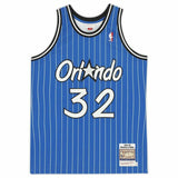 SHAQUILLE O'NEAL Autographed Orlando Magic Blue M&N Jersey FANATICS