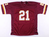 Terry Allen Signed Redskins Jersey (Beckett COA) 8614 Career Rushing Yards-79 TD