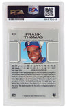 Frank Thomas autographed White Sox 1990 Leaf RC Card #300 (PSA - Auto Grade 10)