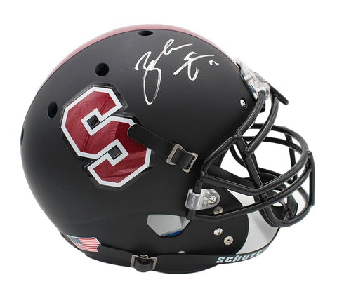 Zach Ertz Signed Stanford Cardinals Schutt Authentic Black NCAA Helmet