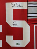 FRAMED OHIO STATE BUCKEYES ARCHIE GRIFFIN SIGNED INSCRIBED JERSEY BECKETT HOLO