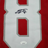 Autographed/Signed B.J. BJ Ojulari Arizona Red Football Jersey JSA COA