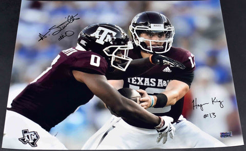 HAYNES KING & AINIAS SMITH AUTOGRAPHED TEXAS A&M AGGIES 16x20 PHOTO COA