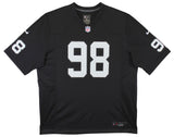 Raiders Maxx Crosby Authentic Signed Black Nike Game Jersey Autographed Fanatics