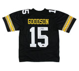 Tyler Goodson Signed Iowa Custom Black Jersey-Go Hawks