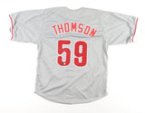 Rob Thomson Signed Philidelphia Phillies Jersey (Beckett) Mgr. 2022 World Series