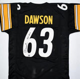 Dermontti Dawson Autographed Black Pro Style Jersey w/ HOF- Prova *Black *UP