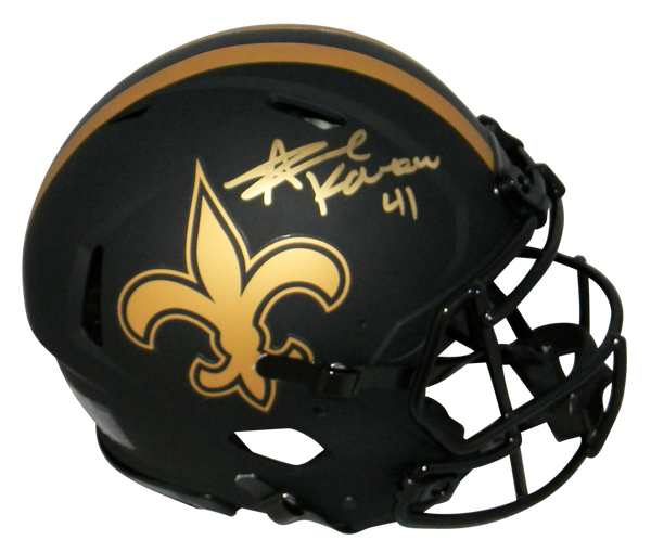 ALVIN KAMARA SIGNED NEW ORLEANS SAINTS ECLIPSE AUTHENTIC SPEED HELMET BECKETT