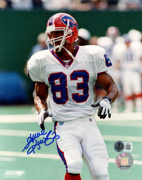 Andre Reed Autographed/Signed Buffalo Bills 8x10 Photo Beckett 45695