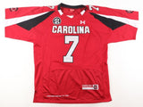 Jadeveon Clowney Signed Under Armor South Carolina Gamecocks Red Jersey Beckett