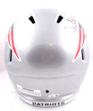 Drew Bledsoe Autographed Patriots F/S Speed Helmet - Beckett W Hologram *Black