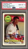 2018 Topps Heritage #502 Juan Soto RC Rookie PSA/DNA Auto GEM MINT 10 Yankees