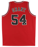 Horace Grant Authentic Signed Red Pro Style Jersey Autographed BAS Witnessed