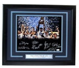 2016 Villanova National Champs 11x14 Photo Signed by 8 Framed JSA 165793