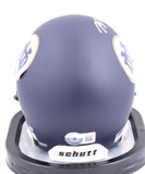 Kyle Hamilton Autographed Notre Dame Schutt Mini Helmet-Beckett W Holo *White