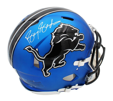 Barry Sanders Signed Detroit Lions Speed Authentic Alternate 2024 NFL Helmet