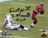 DEXTER JACKSON AUTOGRAPHED 8X10 PHOTO BUCCANEERS "SB XXXVII MVP" MCS HOLO 208902